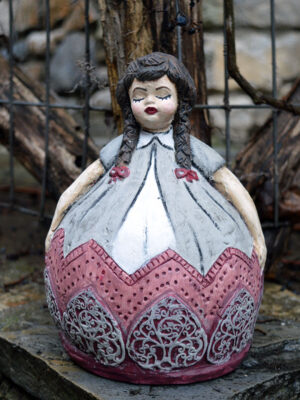 Handmade ceramic girl