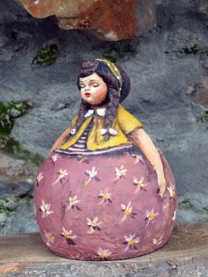 Handmade ceramic girl