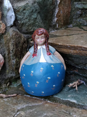 Handmade ceramic girl
