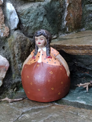 Handmade ceramic girl