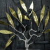 Handmade brass olive tree