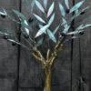 Handmade 3D olive tree with oxidation