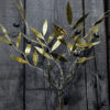 Handmade 3D olive tree with brass