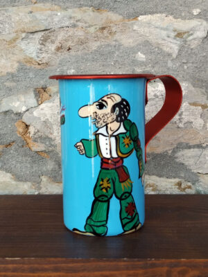 Χειροποίητο οινόμετρο-κατρούτσος καραγκιόζης Μισόλιτρο