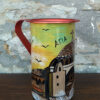 Handmade jug painted by hand