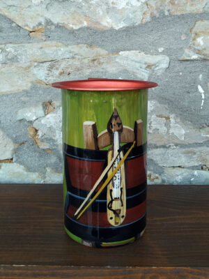 Χειροποίητο οινόμετρο-κατρούτσος ποντιακή λύρα Μισόλιτρο