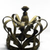 Handmade golden crown made of genuine iron