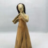 Handmade ceramic decorative dancer with flute