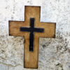 Handmade wooden wall decorative cross