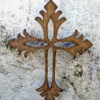 Handmade wooden wall decorative cross