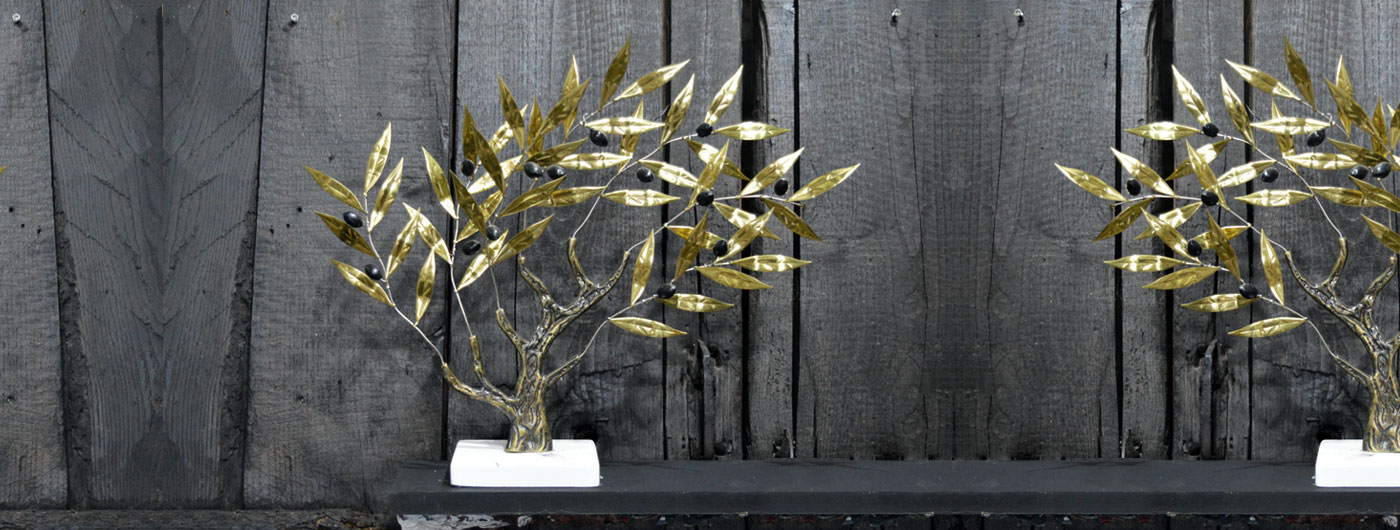 Αγκαζέ διακοσμητική Ελιά