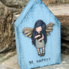 Handmade children's wooden decorative house