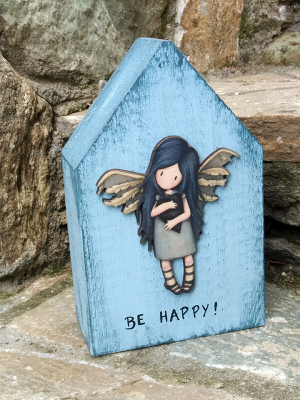 Handmade children's wooden decorative house