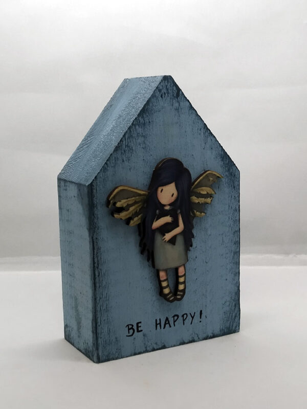 Handmade children's wooden decorative house