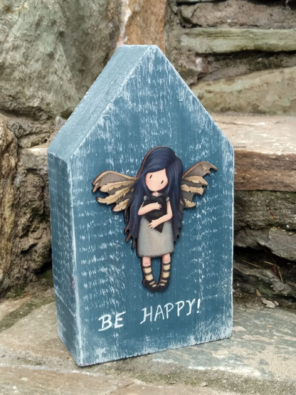 Handmade children's wooden decorative house