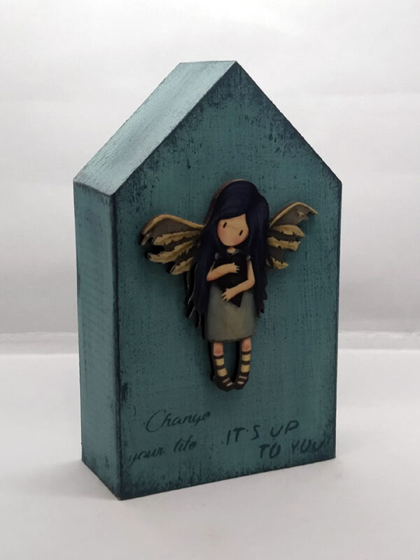 Handmade children's wooden decorative house