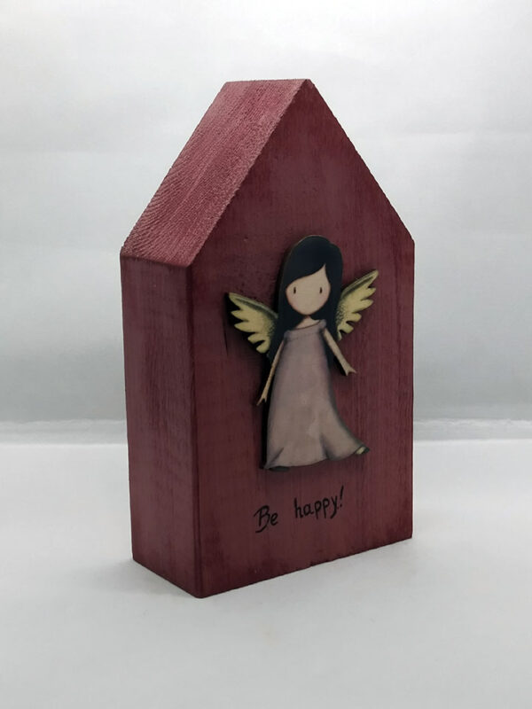 Handmade children's wooden decorative house