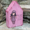 Handmade children's wooden decorative house