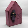 Handmade children's wooden decorative house