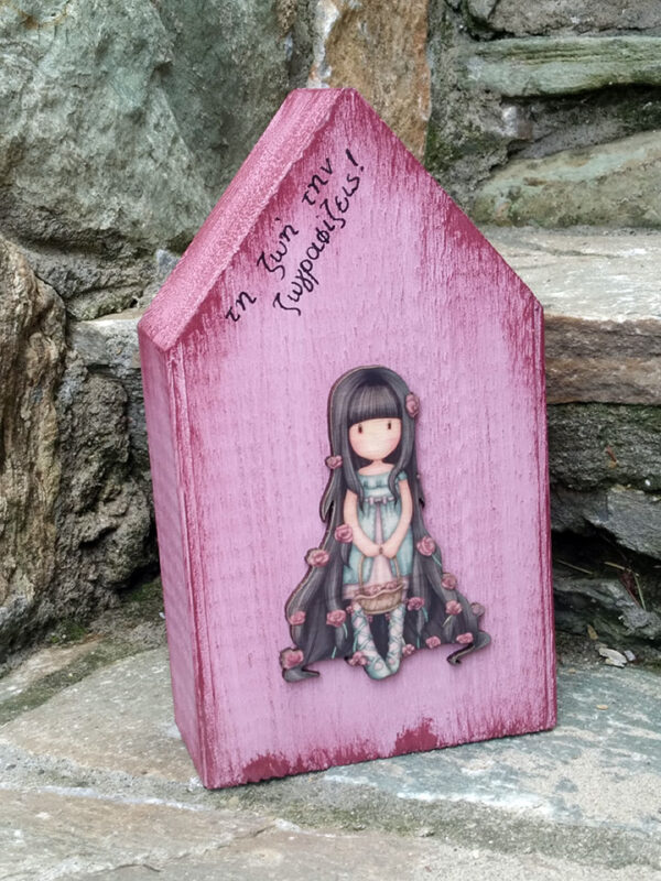 Handmade children's wooden decorative house