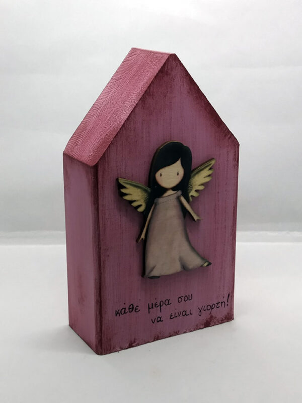 Handmade children's wooden decorative house