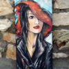 Handmade painted wooden painting