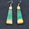 Wood resin earrings