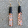 Wood resin earrings