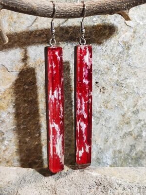 Wood Resin Earrings