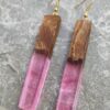 Wood and Resin earrings