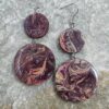 Wood  Resin earrings