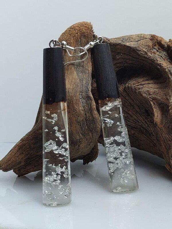 Wood Resin Earrings