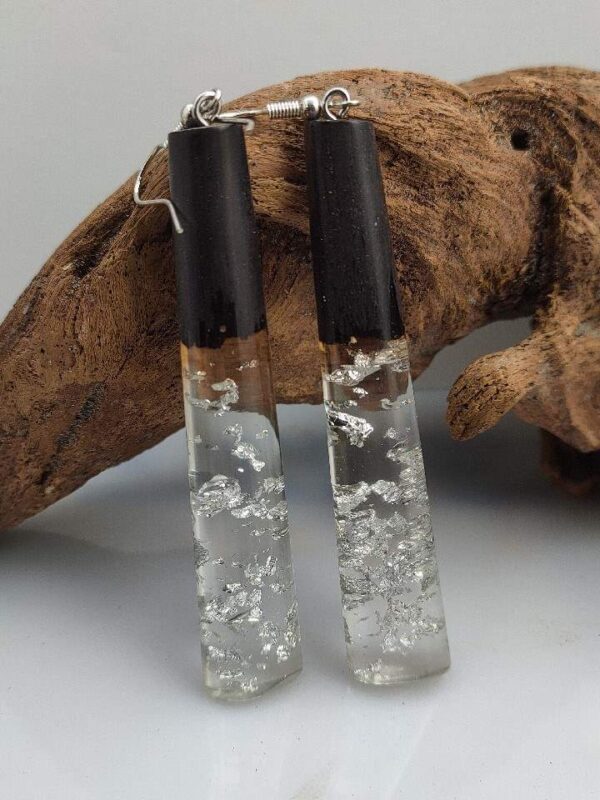 Wood Resin Earrings