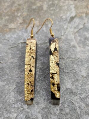 Handmade Wood resin Earrings
