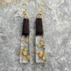 Wood Resin Earrings