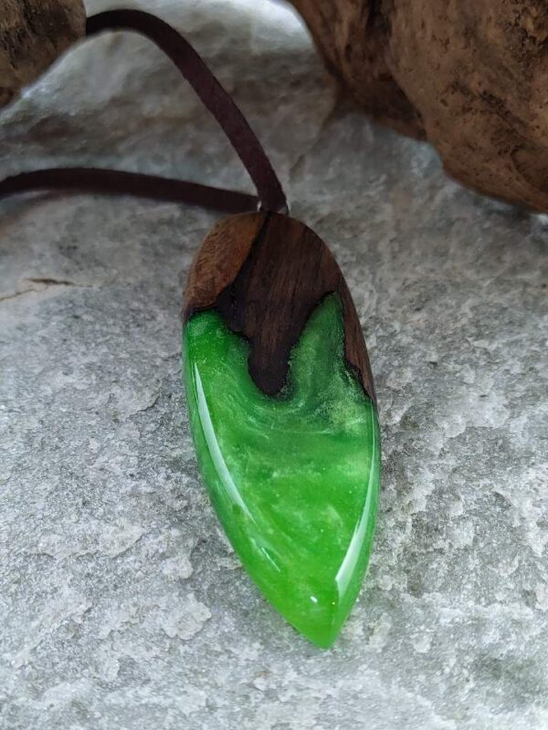 Wood Resin Necklace