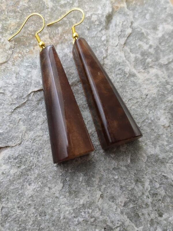 Wood Resin Earrings