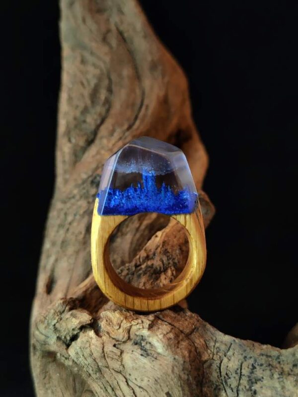 Wood resin ring