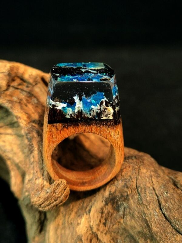 Wood resin ring