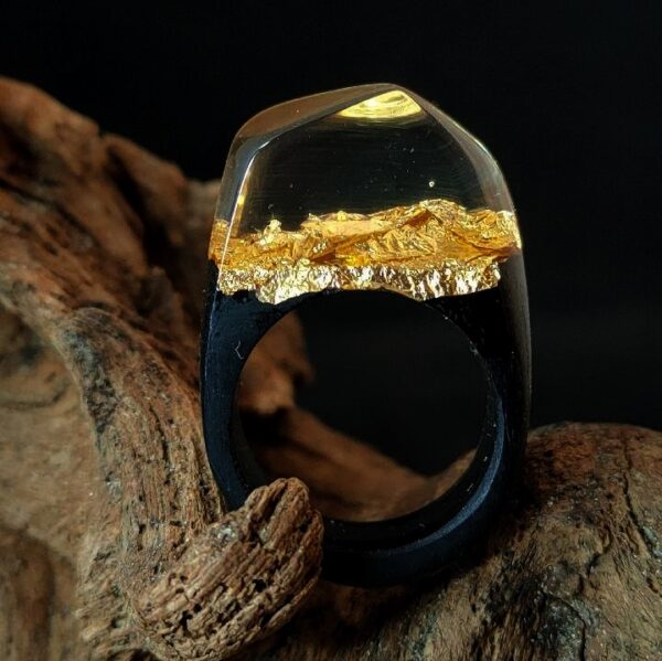 Wood resin ring