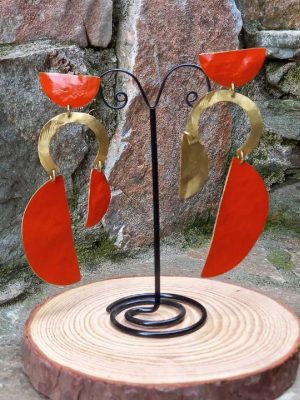 Σκουλαρίκια Ορείχαλκος