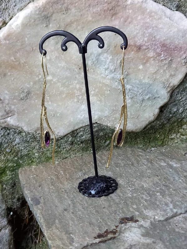 Brass earrings