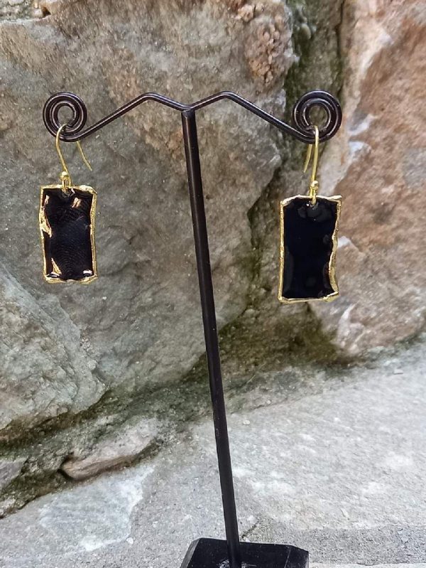 Brass earrings