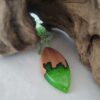 Wood resin necklace